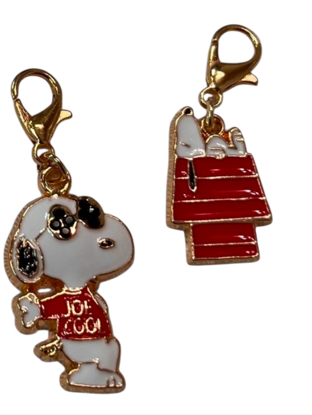 You Pick: Peanuts Snoopy on Doghouse or Joe Cool Snoopy Charm Gold TtLone ~ NWOT